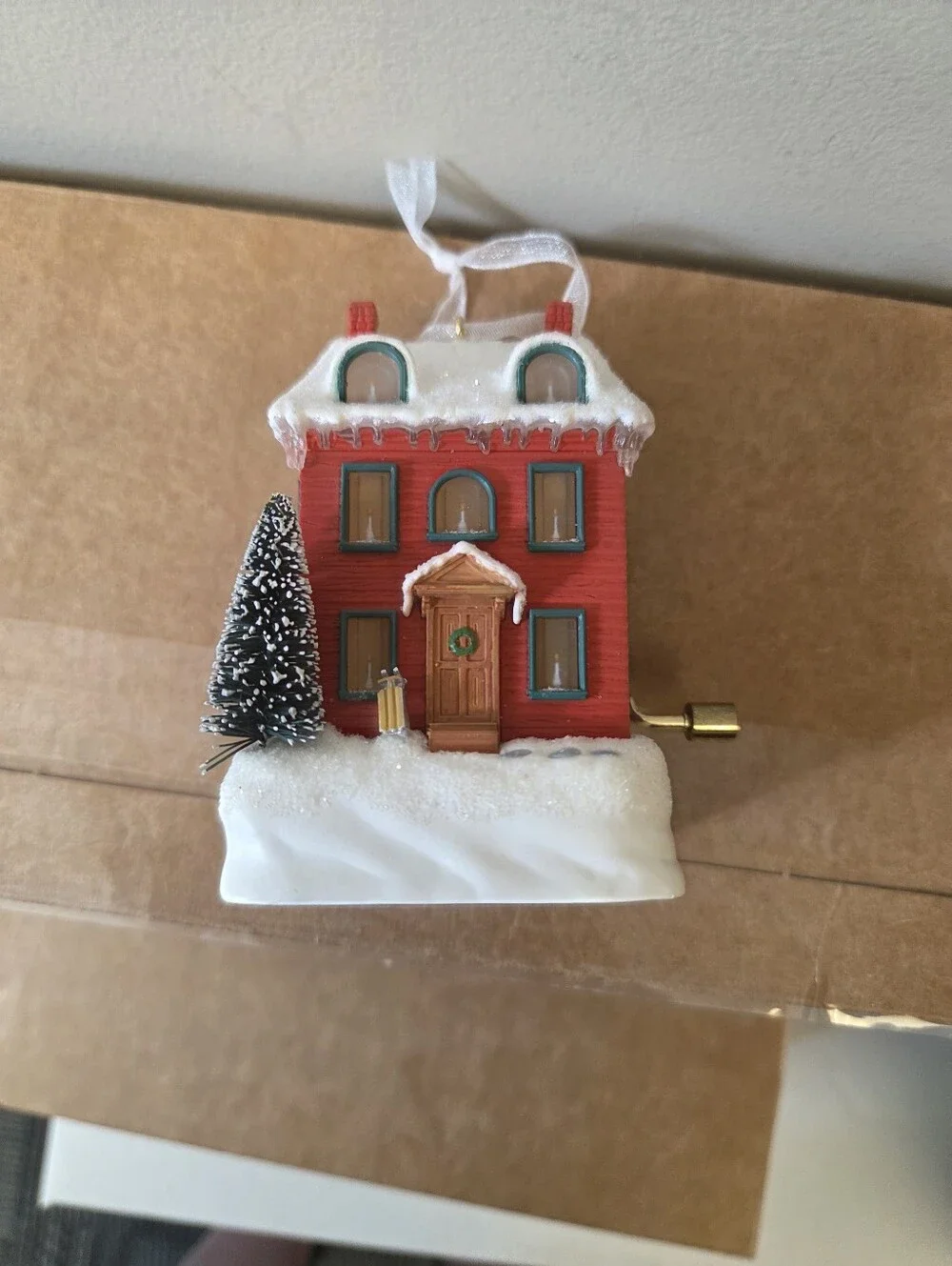 Set of 3 Hallmark Christmas Ornaments--Excellent Condition--Santa, Noah's Ark